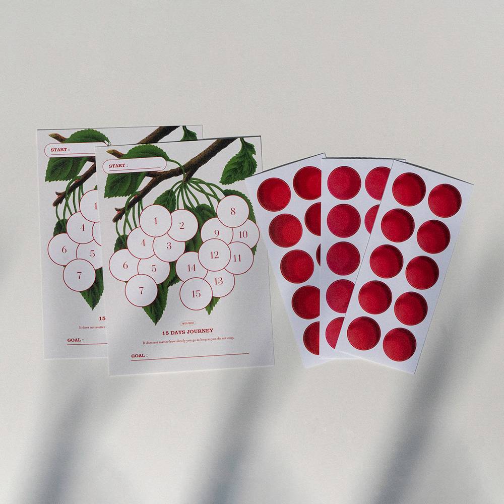 JUST A WISH - 15 DAYS (목표달력 스티커)