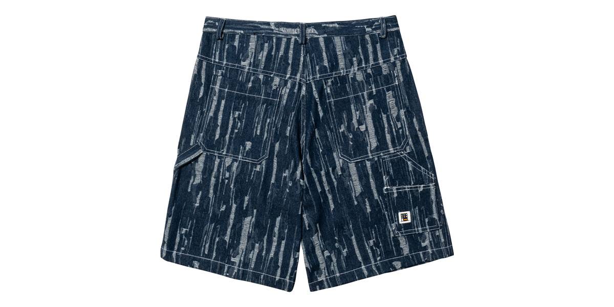 FELIX DENIM TWO TUCK WIDE SHORTS