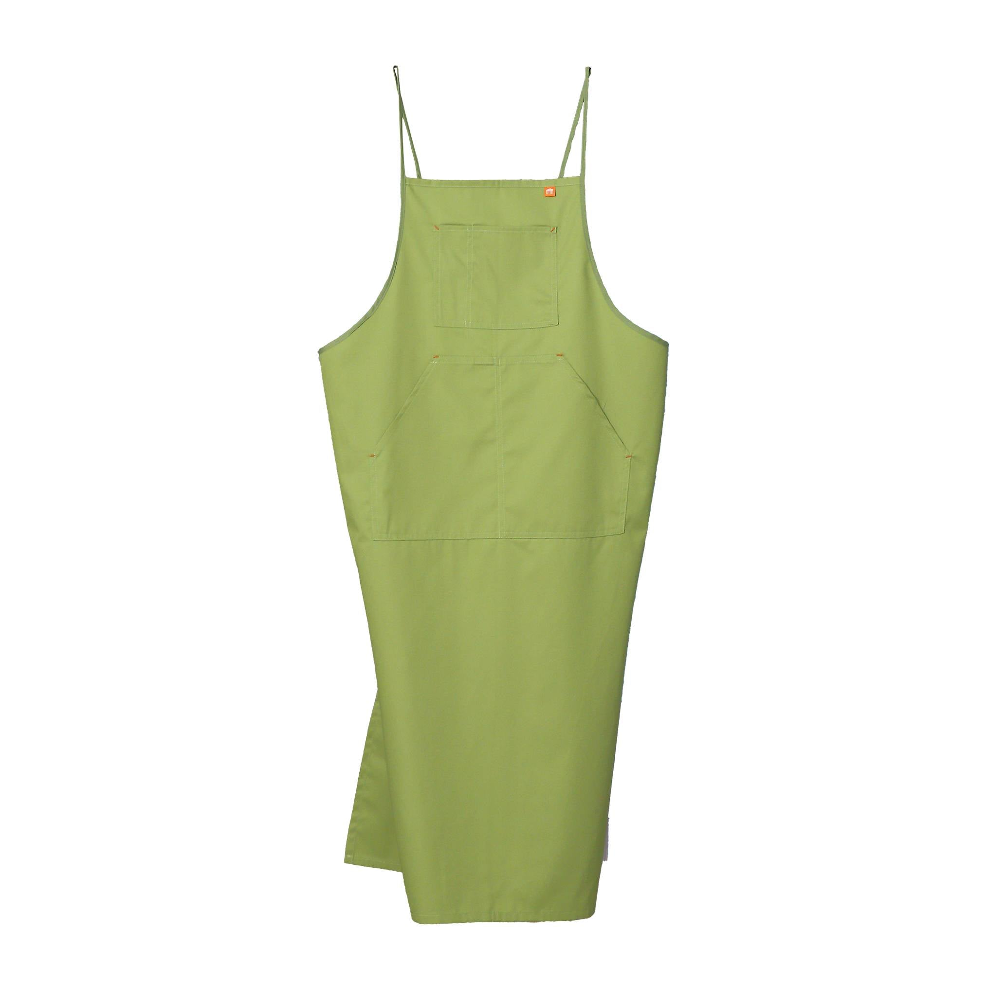 Basic Apron H in Lime