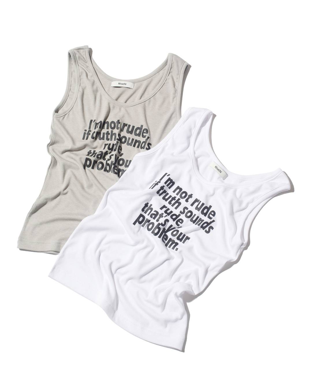 RUDE Sleeveless (GREY)