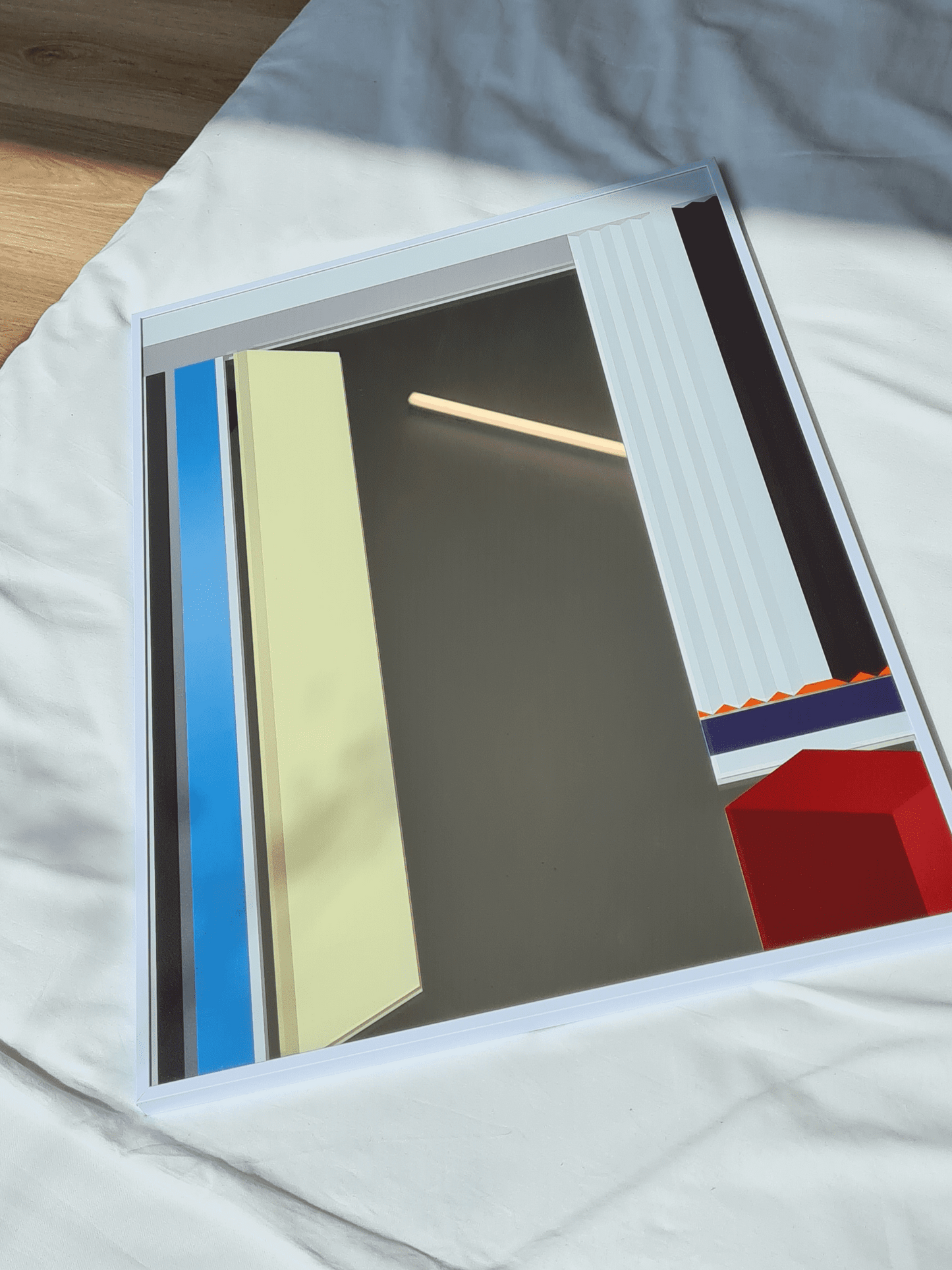 직선의 문 포스터 거울_B3