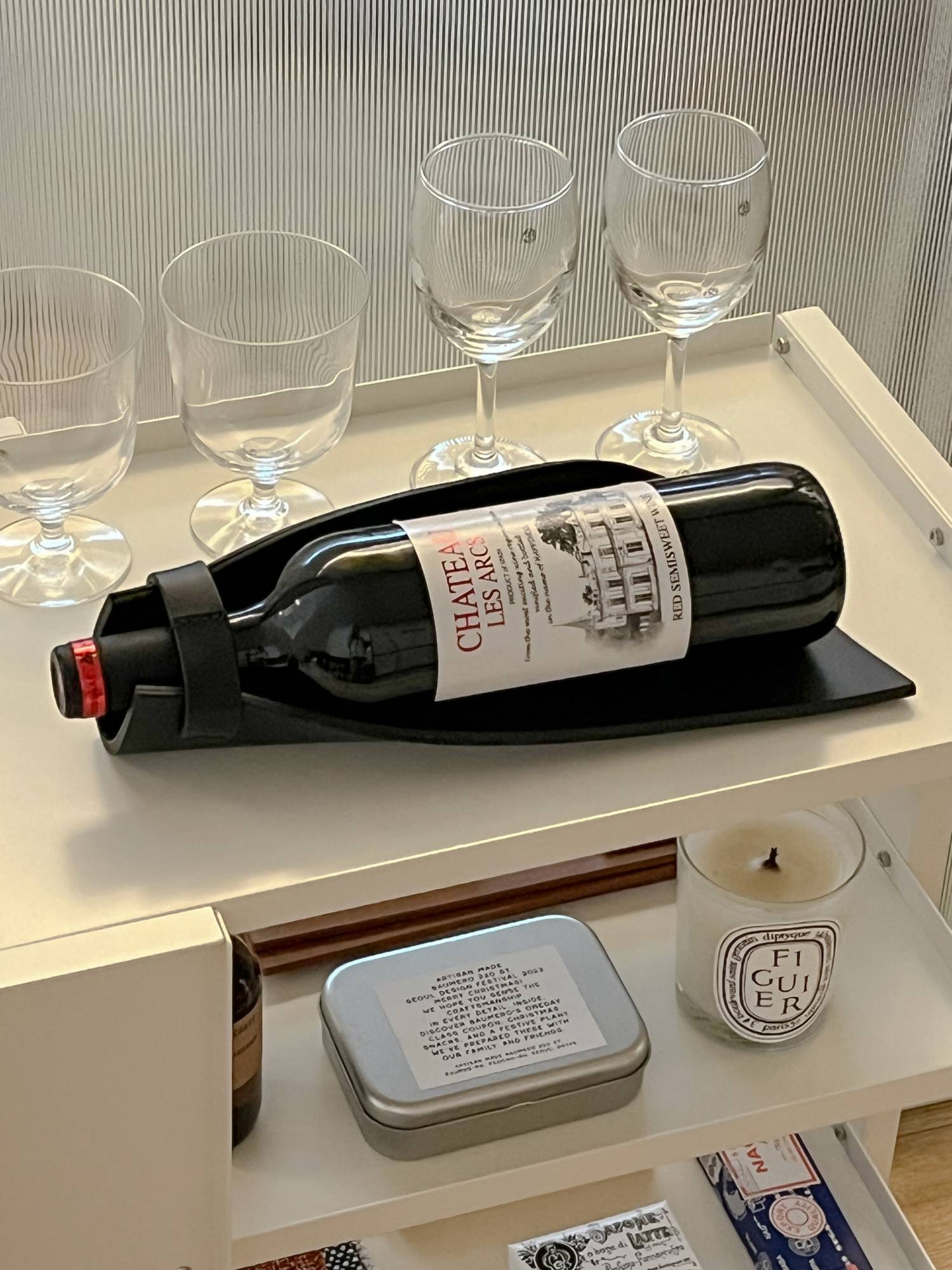 WINE HOLDER 021 (BLACK)