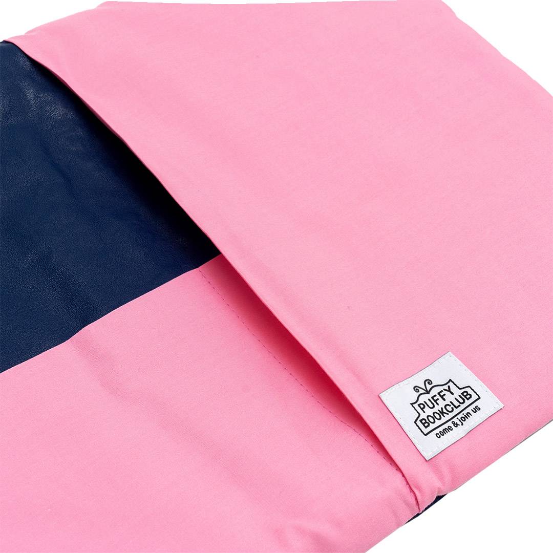 Jumping Star Pouch (pink/navy)