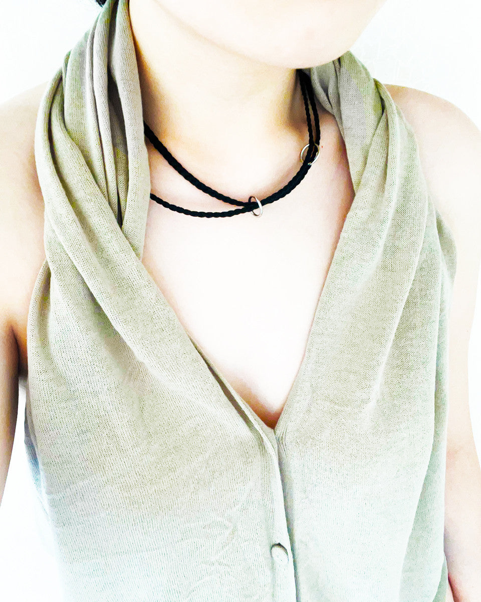 (리얼)(쇼트) 헤어리 스카프 블랙 - HAIRYMASK 헤어리마스크 - CAVA LIFE