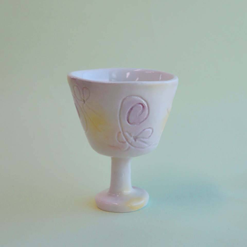 wavy ribbon goblet