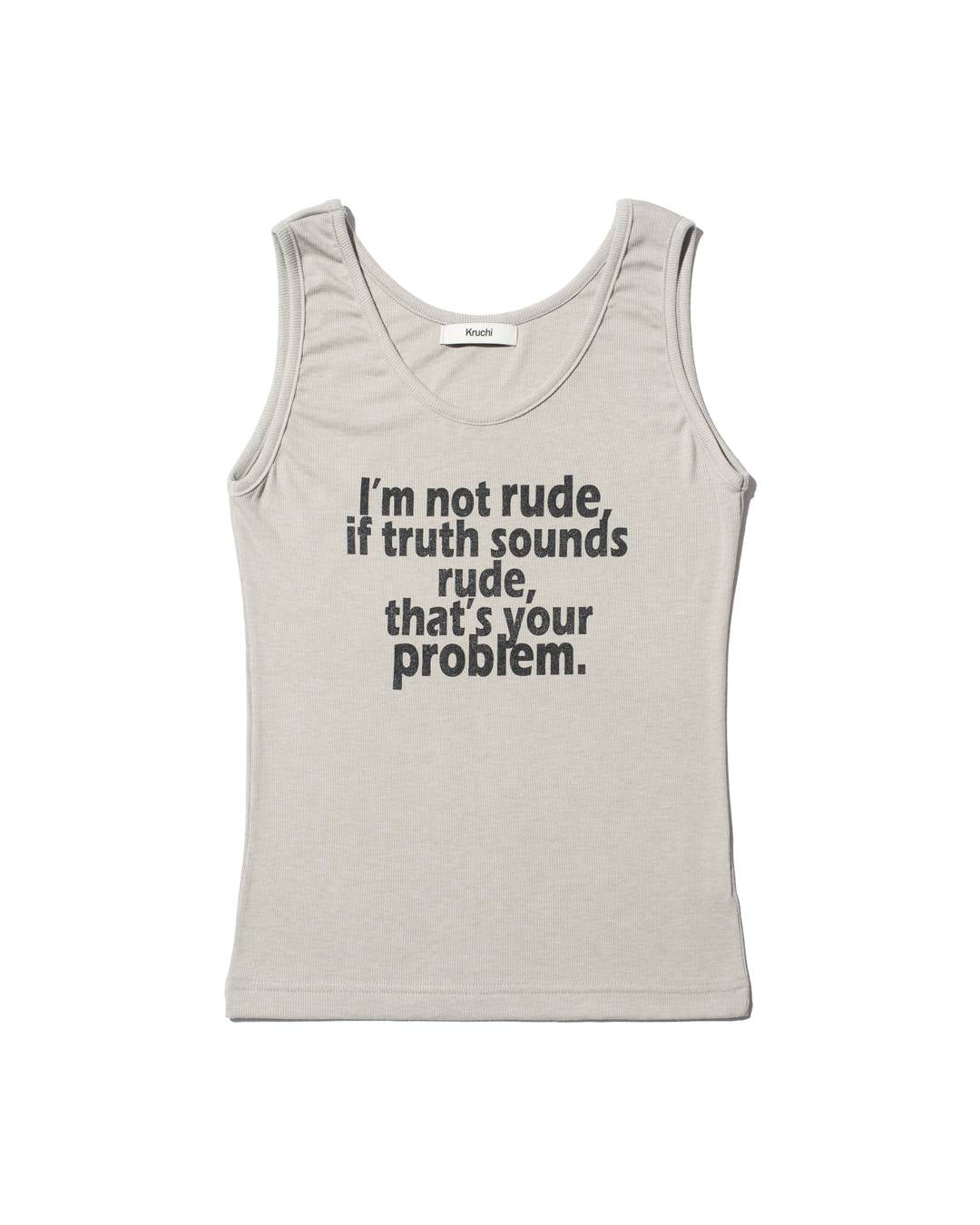 RUDE Sleeveless (GREY)