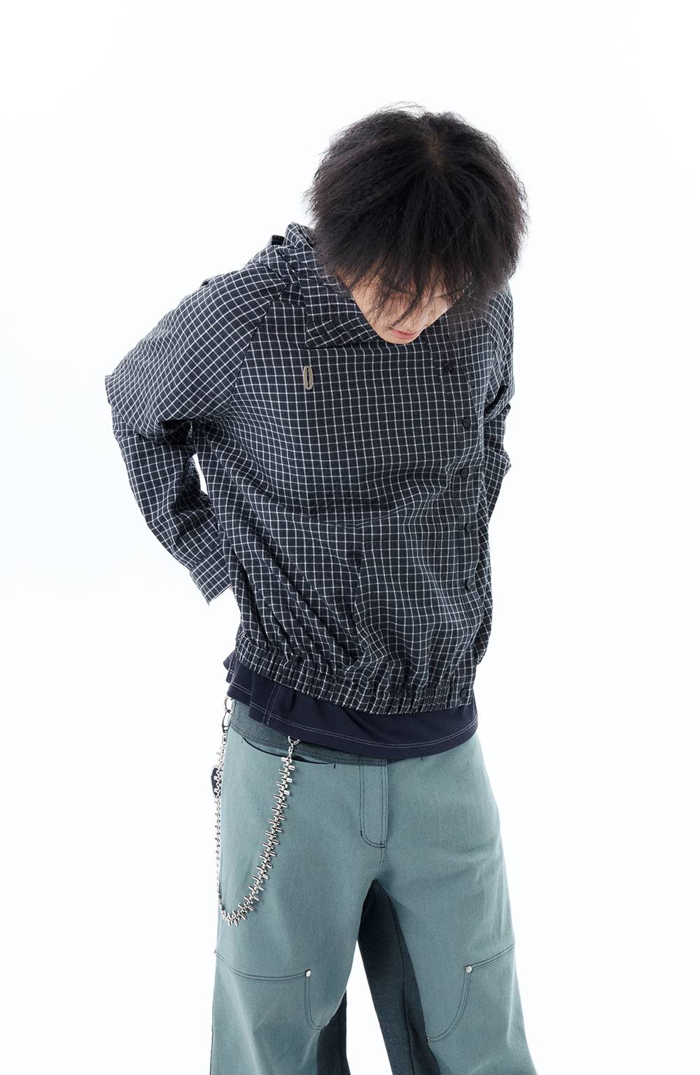 HEM POCKETS JEANS 2 / GREEN