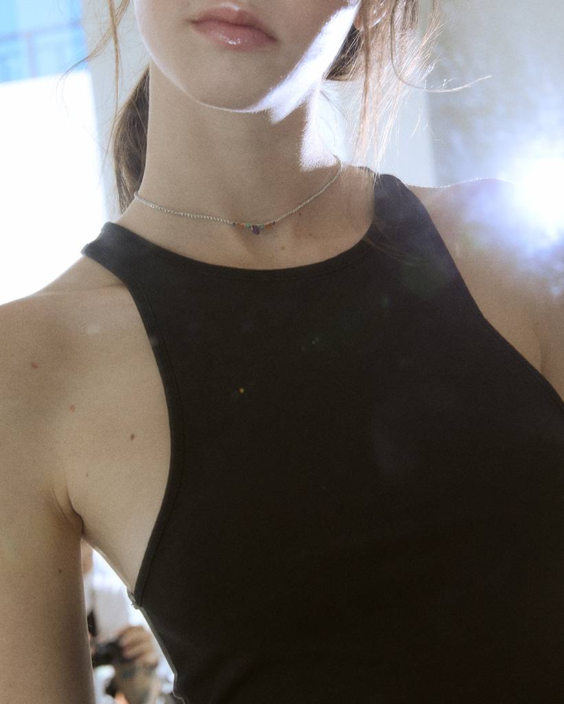 aztec recipe metallic crochet necklace