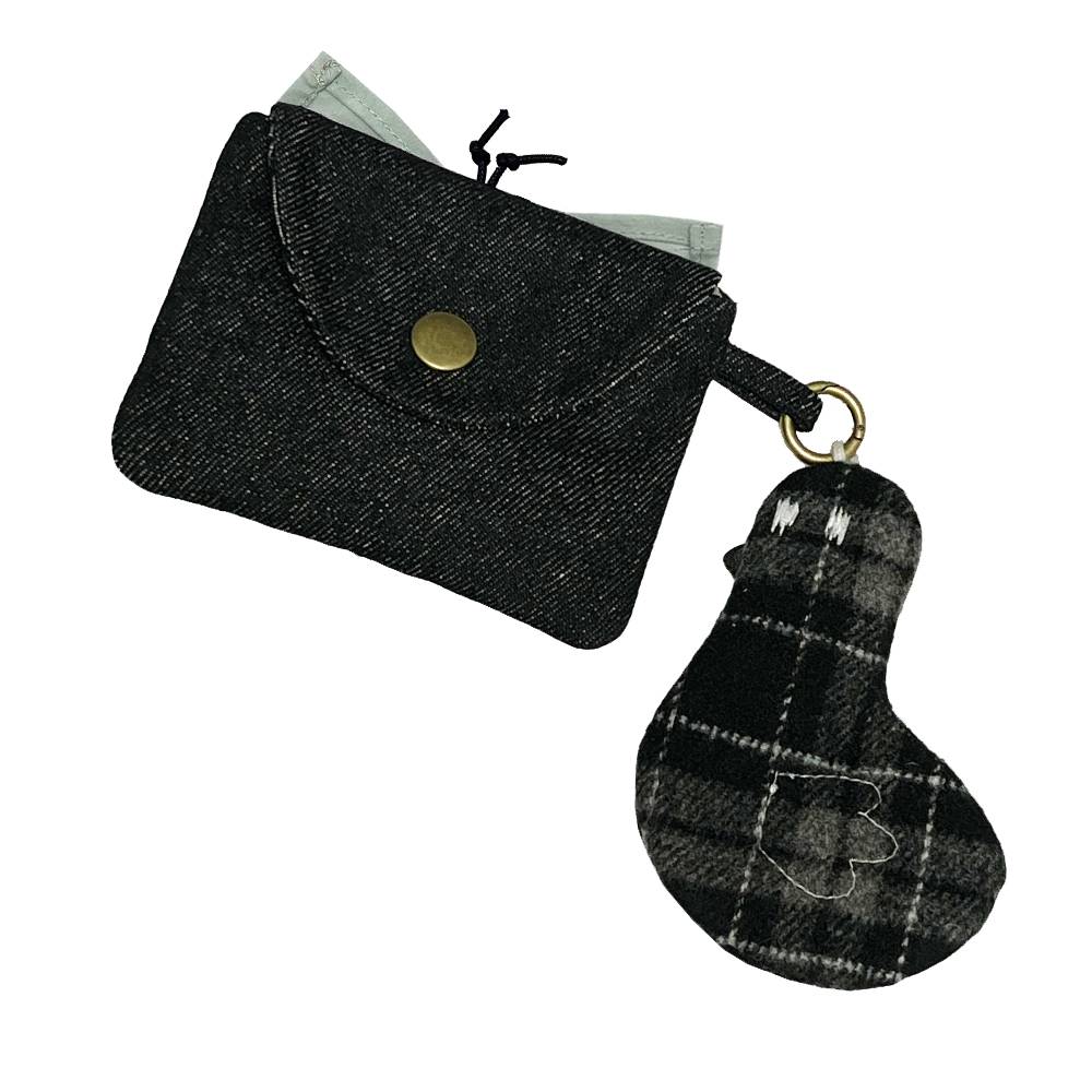 나비 수집 데님 카드지갑 nb004 - Whimsy Mind 윔지마인드 - CAVA LIFE