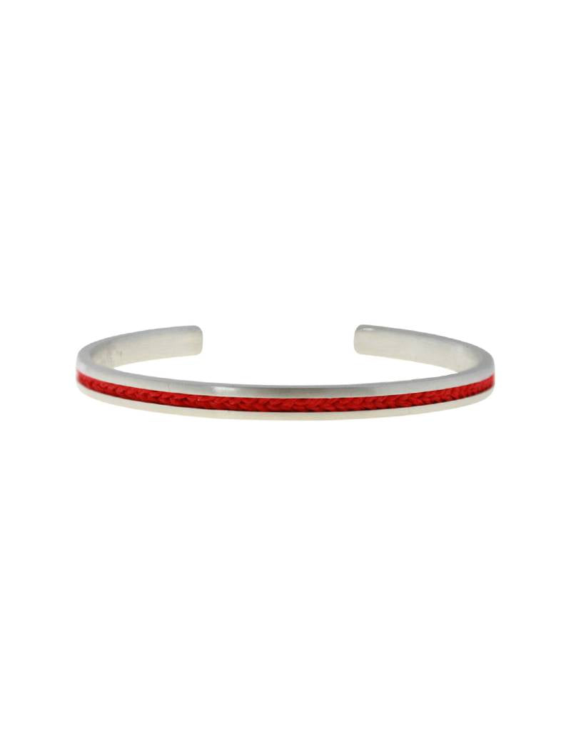 crochet bangle/ red