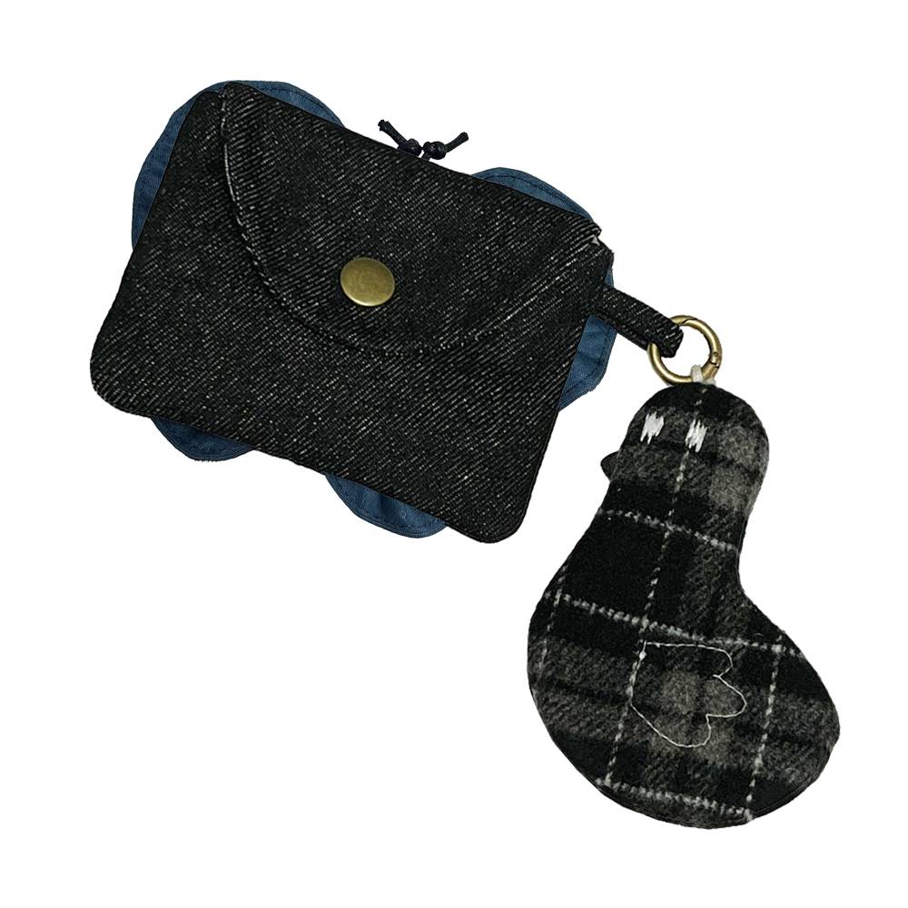 나비 수집 데님 카드지갑 NB011