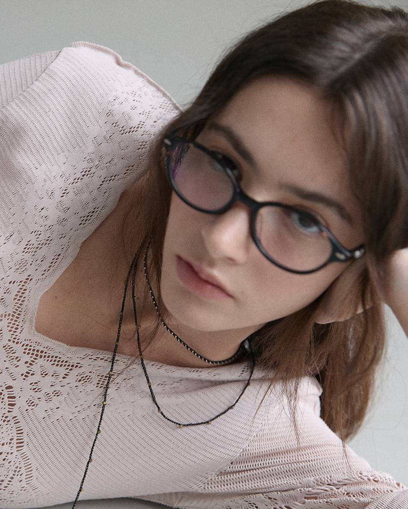 punky salts metallic crochet necklace