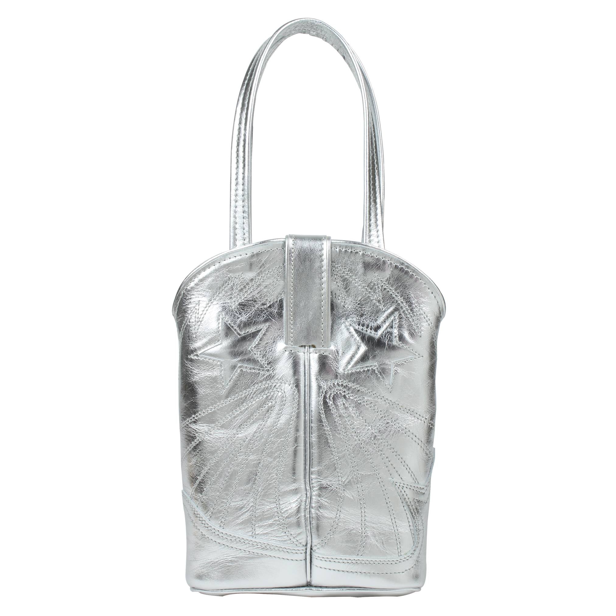 BOOTS PURSE - Silver - LOVE PARADE 러브퍼레이드 - CAVA LIFE