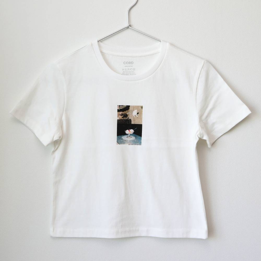 TWO CATS / ICE CREAM GIRL'S T-SHIRT