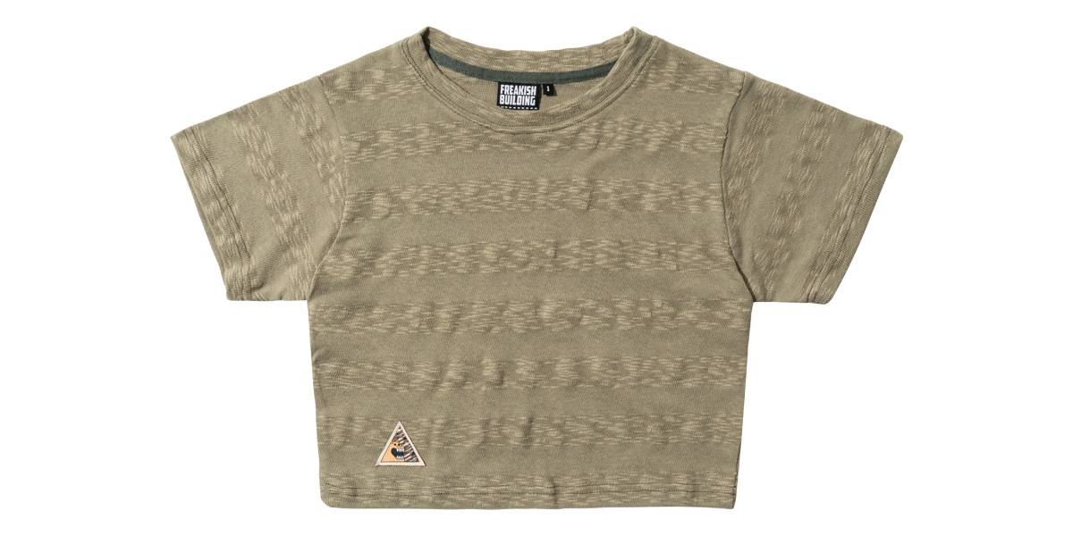 BUMP MONSTER CROP TOP (ORANGE) - FREAKISH TOWN 프리키쉬 타운 - CAVA LIFE