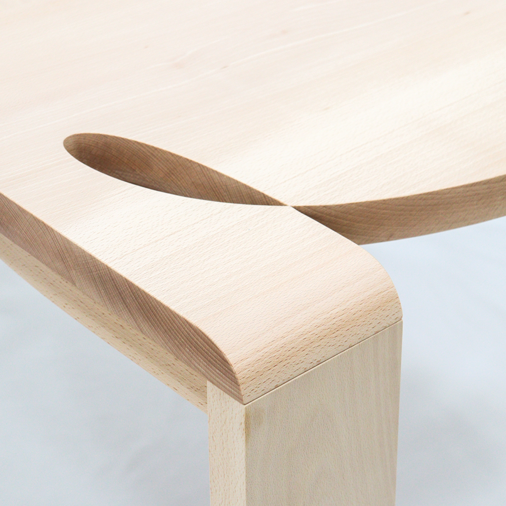Curly Dining Table | Beech