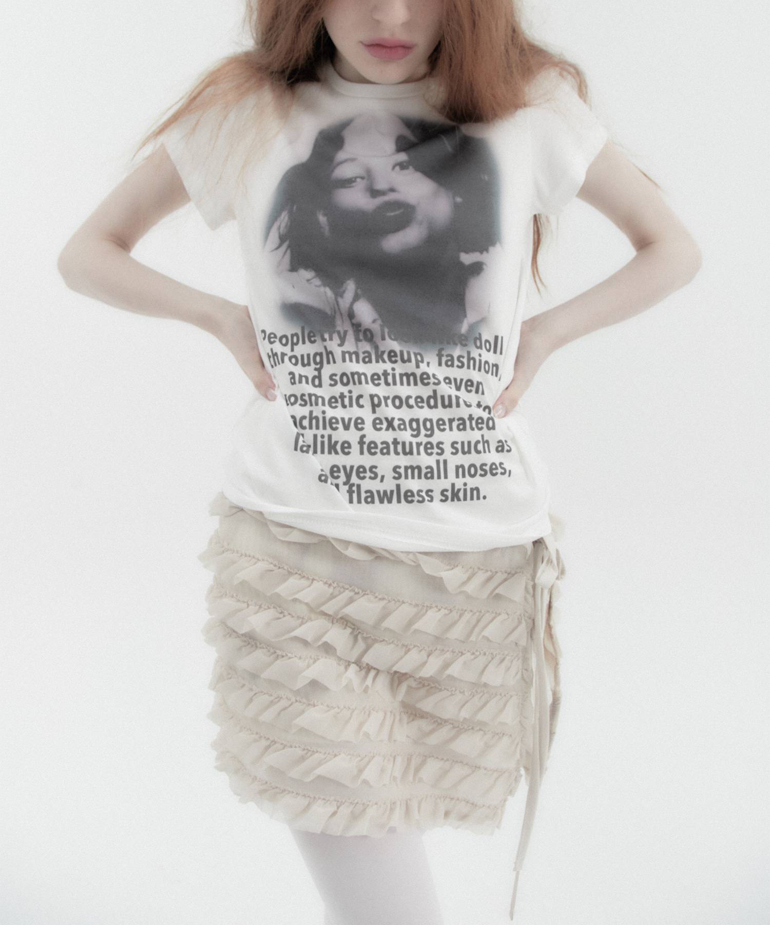 Your Skin Short Sleeve Tee IVORY