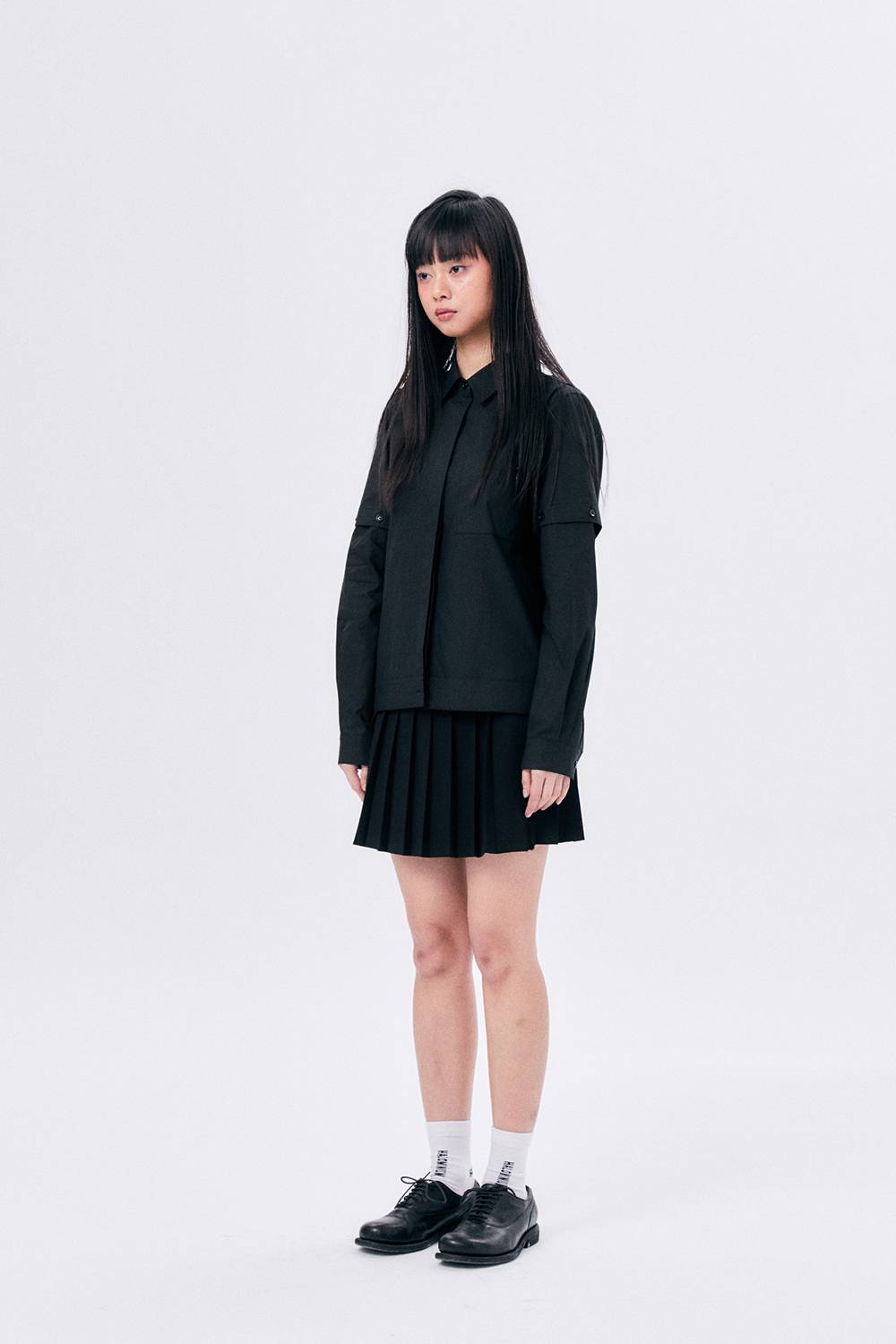 SHIRT JACKET / BLACK