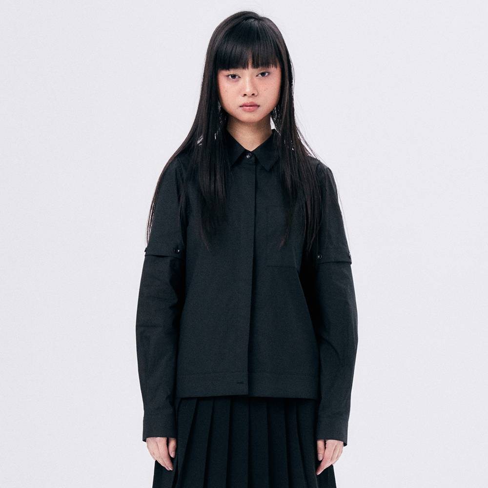 SHIRT JACKET / BLACK