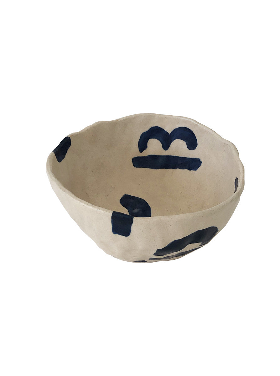 블루 페인팅 보울 - Blue Hour 블루아워 - CAVA LIFE