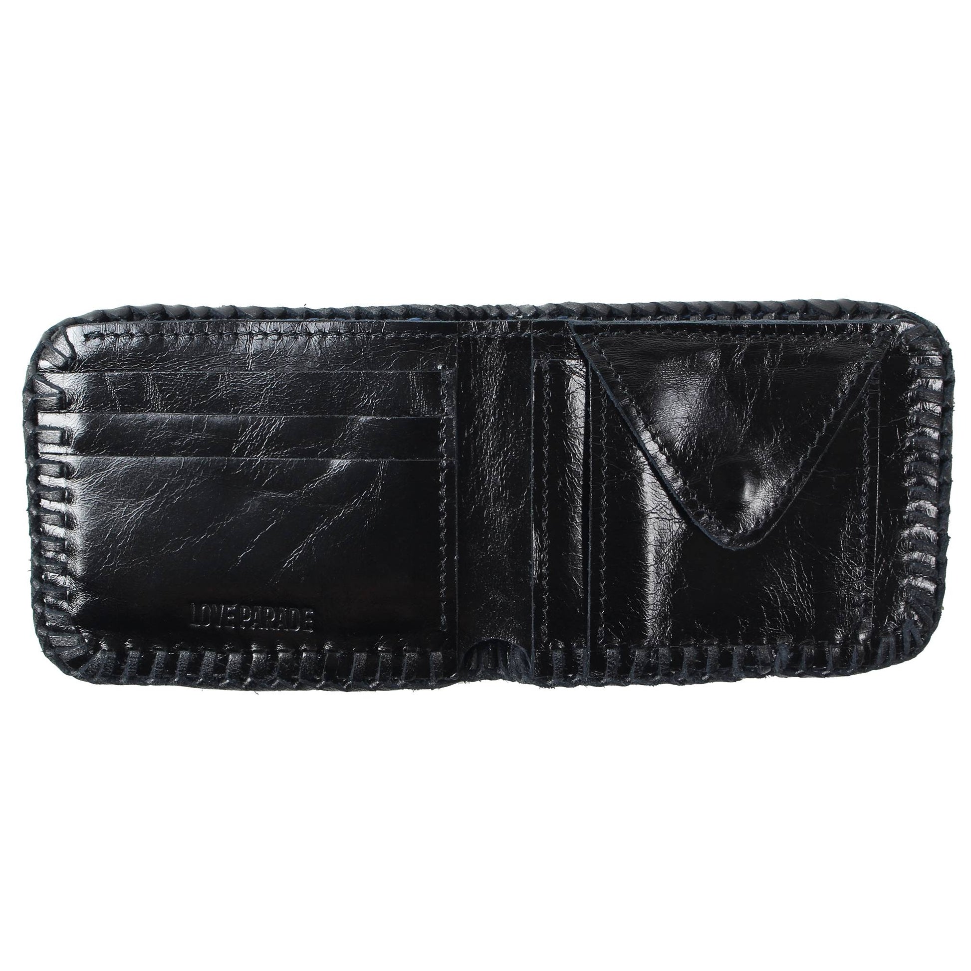 BIFOLD WALLET(Unborn Calf-skin) - Navy - LOVE PARADE 러브퍼레이드 - CAVA LIFE