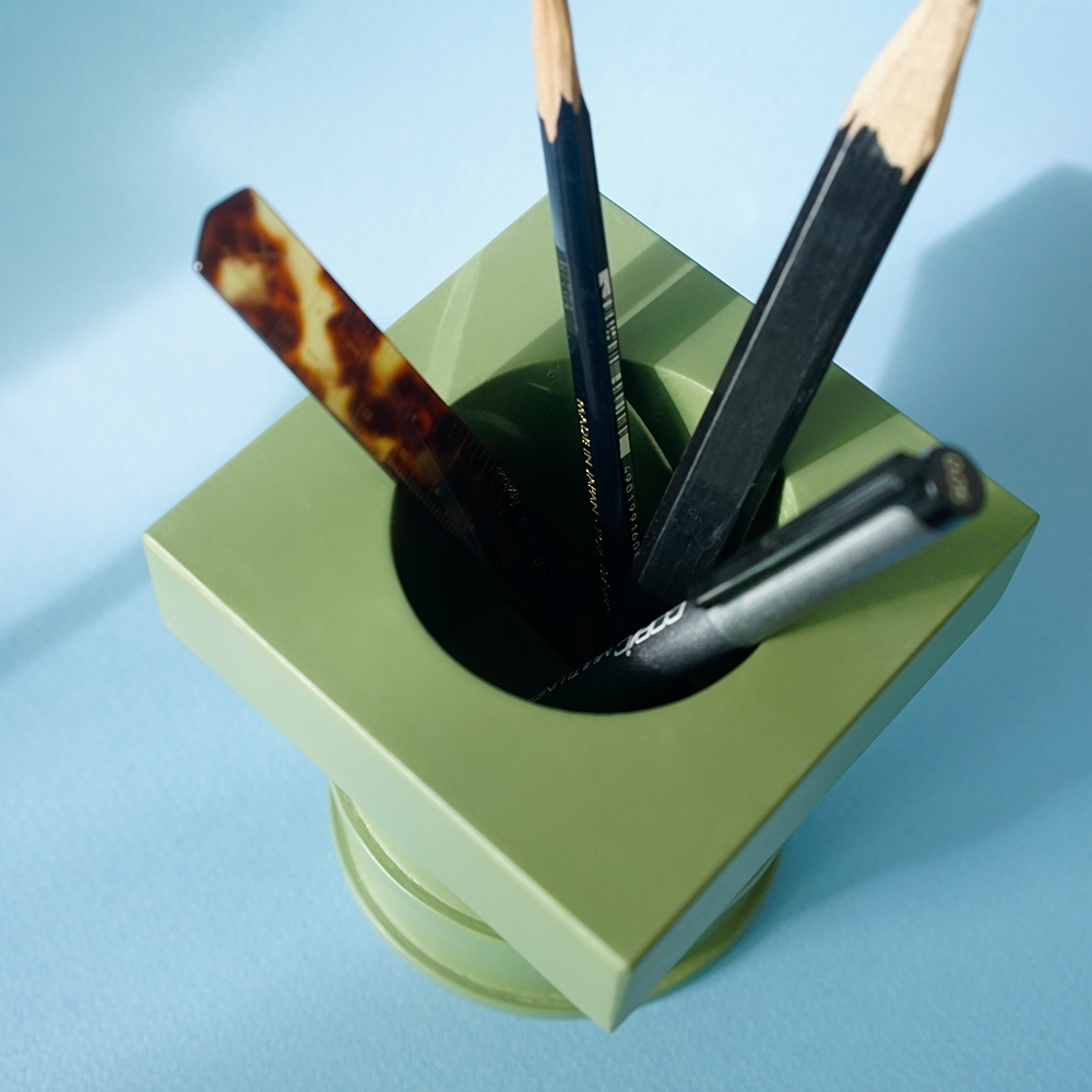 Post-Column 펜슬홀더 - 올리브그린