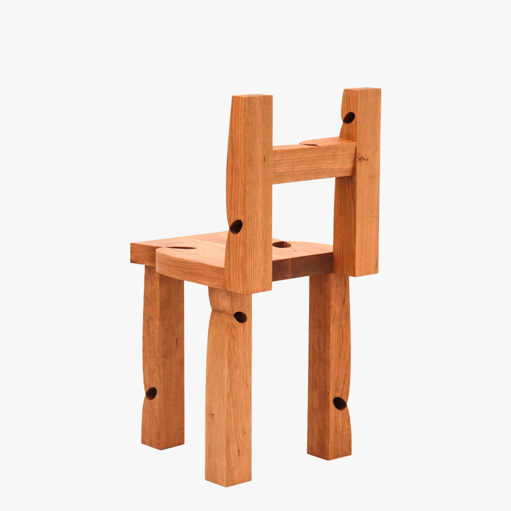 Curly Chair 002 | Cherry