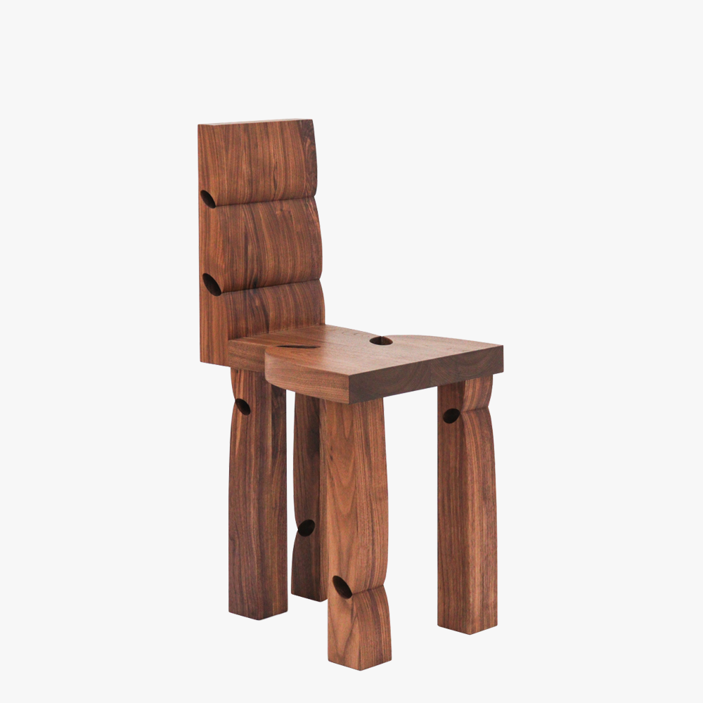 Curly Chair 001 | Walnut