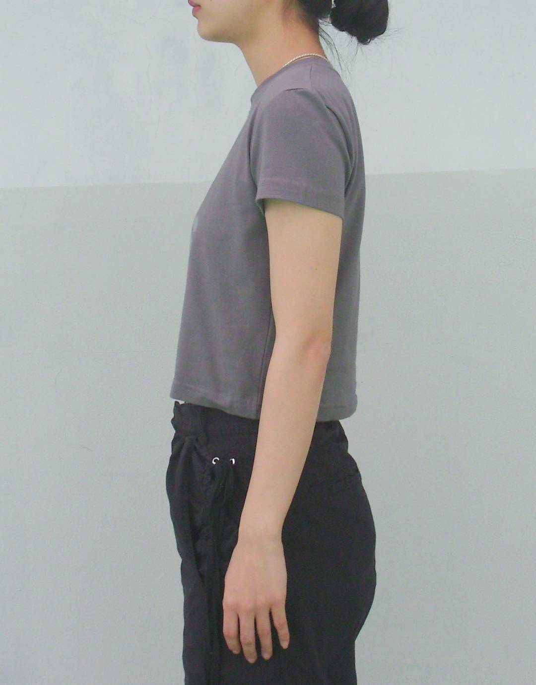 LTM Crop T-shirt (DARK GREY)