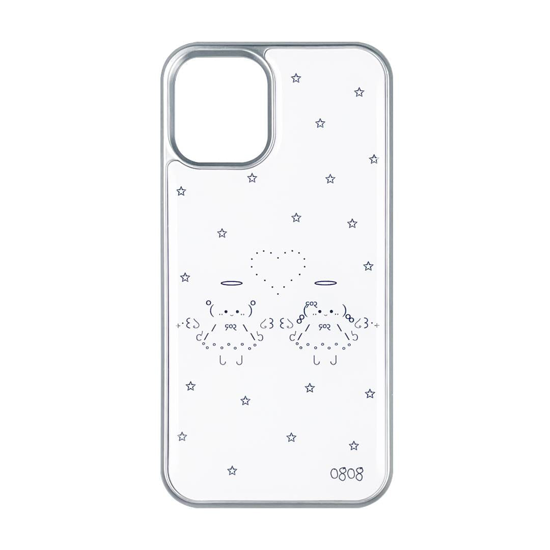 angel friends emoji phonecase (silver)
