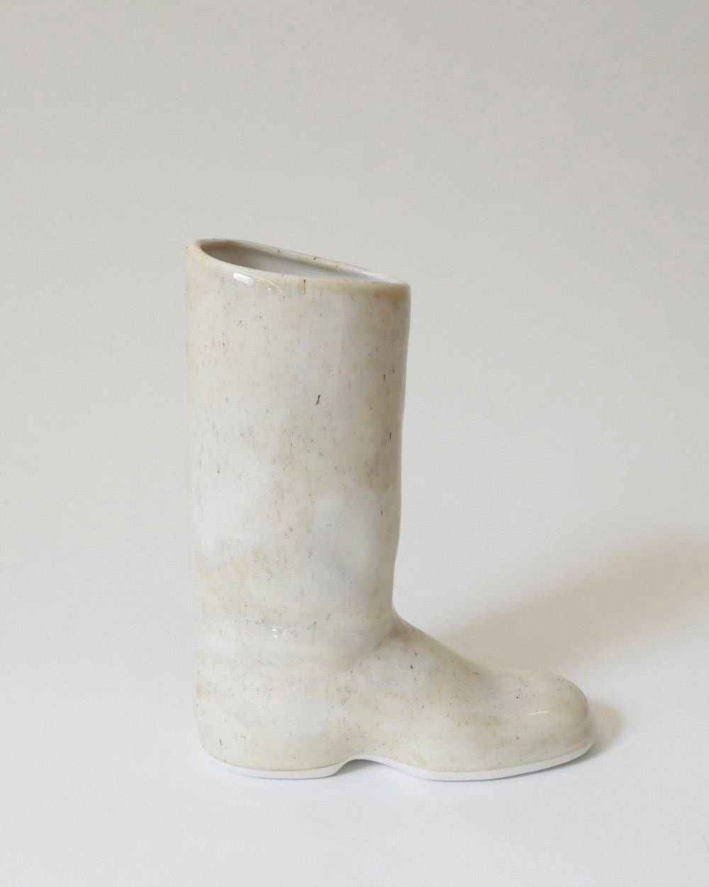 부츠화병 - 아이보리