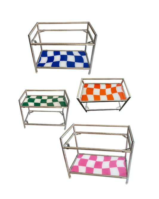 모듈 미니 선반 (컬러 체커보드) - you like what 유라이크왓 - CAVA LIFE