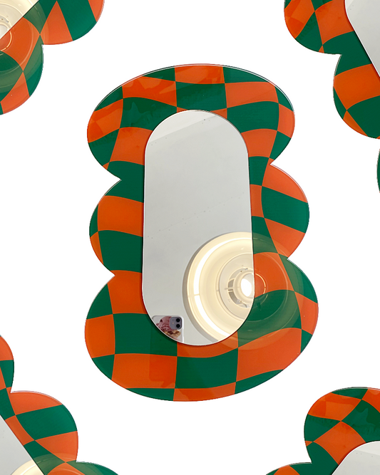 클라우드 미러 (오렌지&그린) - you like what 유라이크왓 - CAVA LIFE