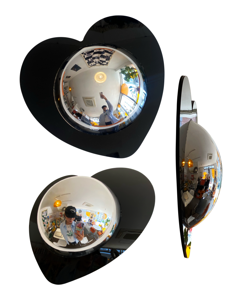 하트 아크릴 볼록거울 - you like what 유라이크왓 - CAVA LIFE