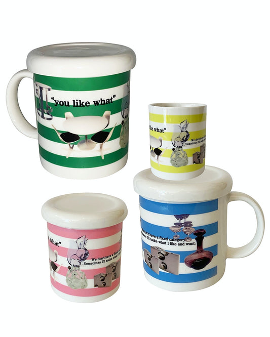 오브젝트 스트라이프 심플 머그 - you like what 유라이크왓 - CAVA LIFE