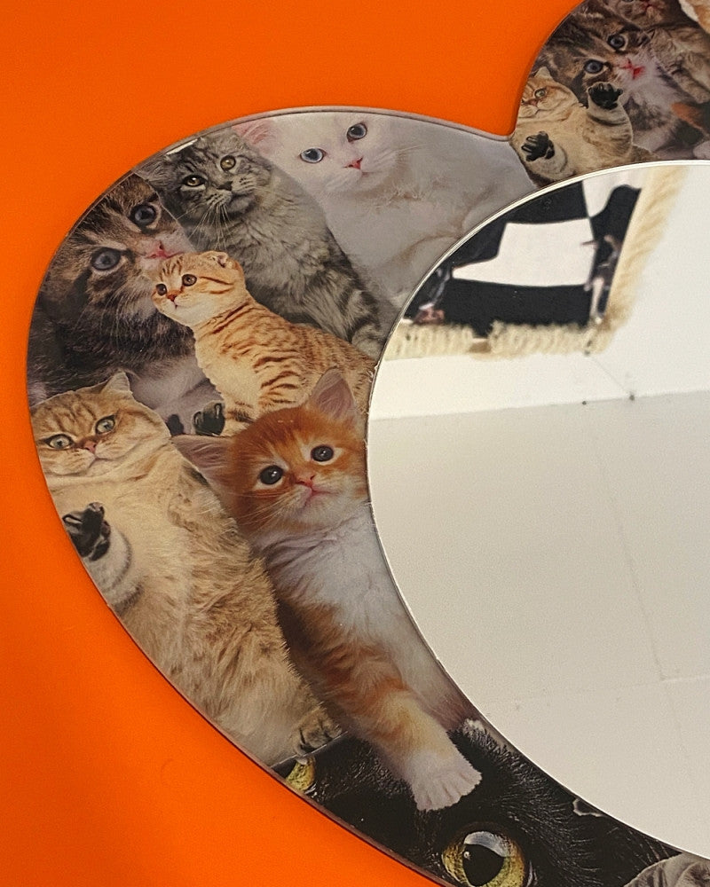 러브캣 아크릴 거울 - you like what 유라이크왓 - CAVA LIFE