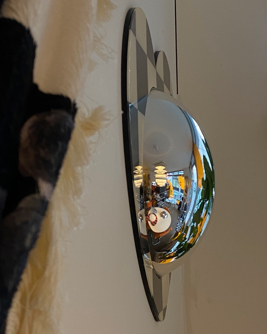 하트 아크릴 볼록거울 (체커보드) - you like what 유라이크왓 - CAVA LIFE