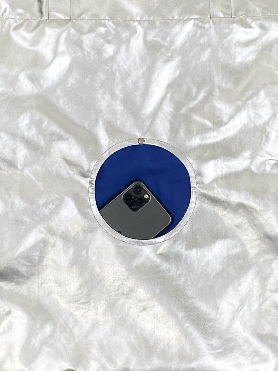 ARCMETAL TOTE BAG (SILVER) - IRREGULAR STUDIO 이레귤러 - CAVA LIFE