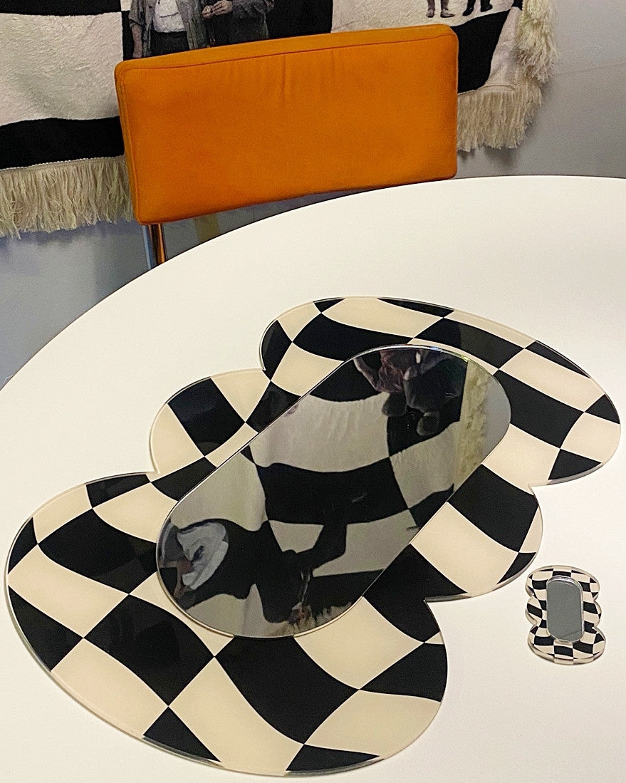 클라우드 미러 (아이보리&블랙) - you like what 유라이크왓 - CAVA LIFE