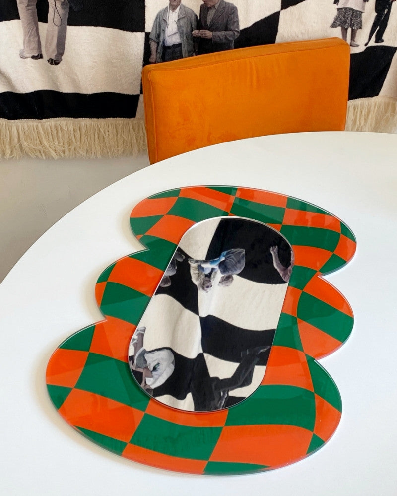 클라우드 미러 (오렌지&그린) - you like what 유라이크왓 - CAVA LIFE