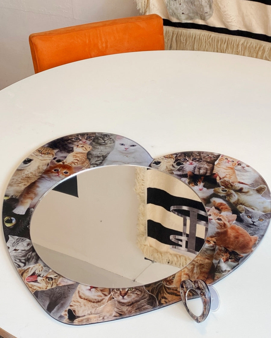 러브캣 아크릴 거울 - you like what 유라이크왓 - CAVA LIFE