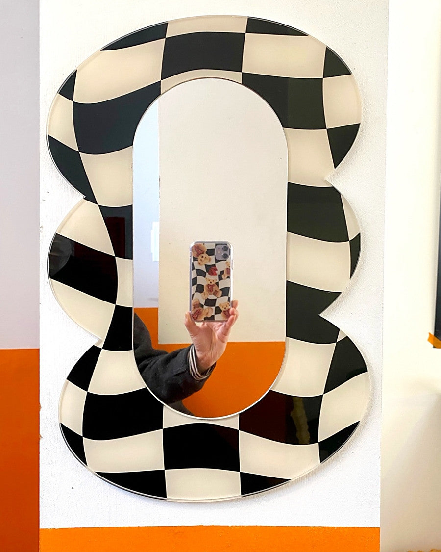 클라우드 미러 (아이보리&블랙) - you like what 유라이크왓 - CAVA LIFE