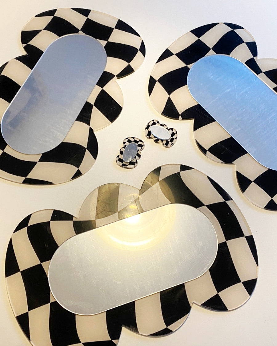 클라우드 미러 (아이보리&블랙) - you like what 유라이크왓 - CAVA LIFE