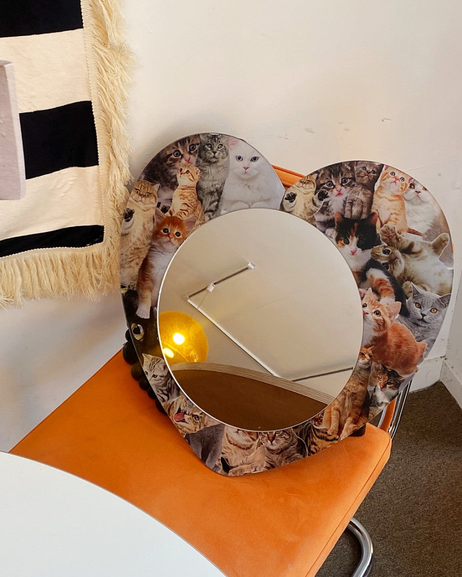 러브캣 아크릴 거울 - you like what 유라이크왓 - CAVA LIFE