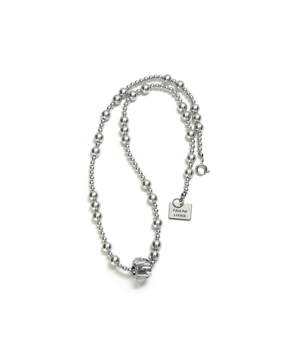 그레이 글라스 목걸이 - Pauline Louise 폴린루이즈 - CAVA LIFE