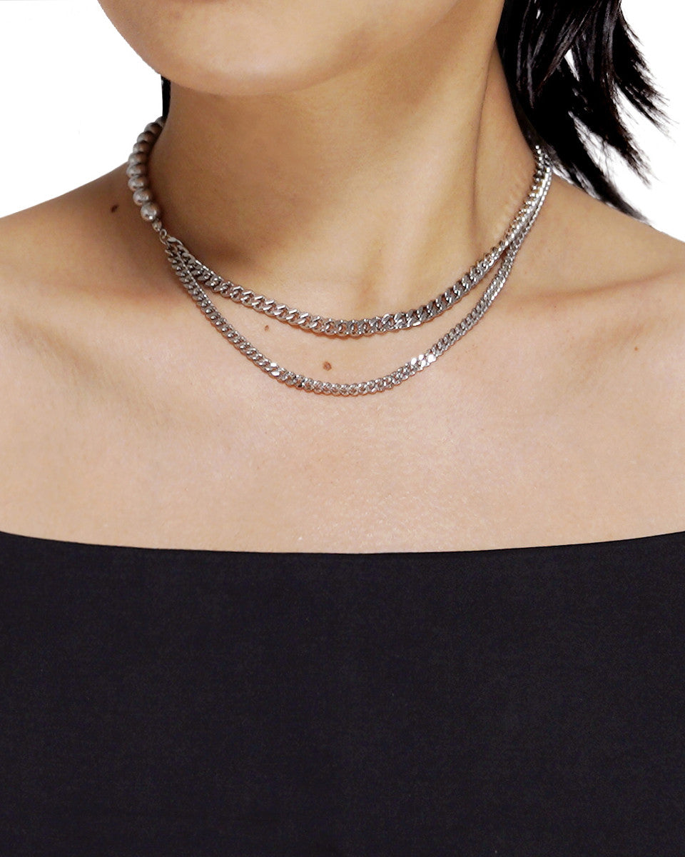 Double Light Necklace│더블 라이트 목걸이 - Pauline Louise 폴린루이즈 - CAVA LIFE