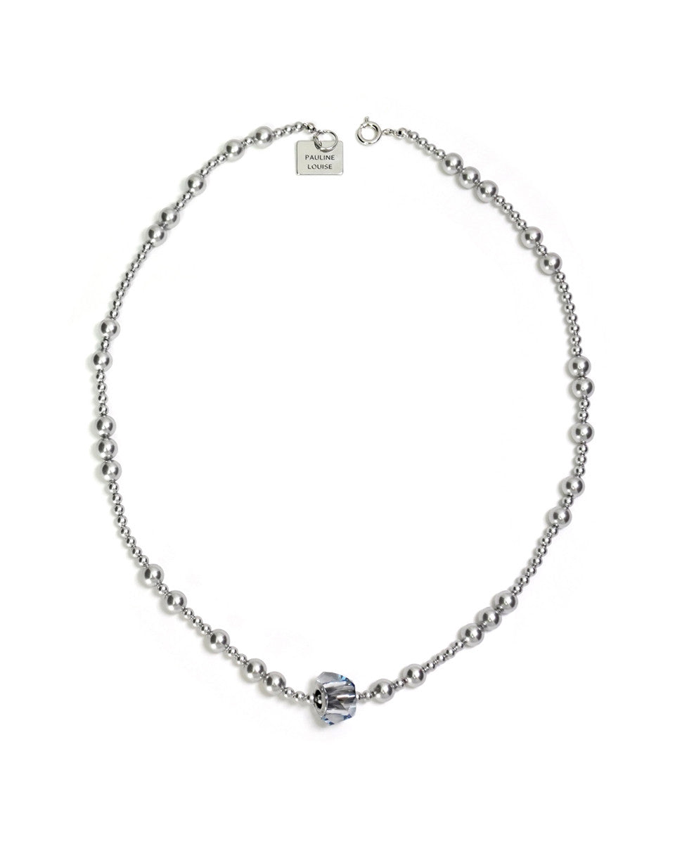 그레이 글라스 목걸이 - Pauline Louise 폴린루이즈 - CAVA LIFE