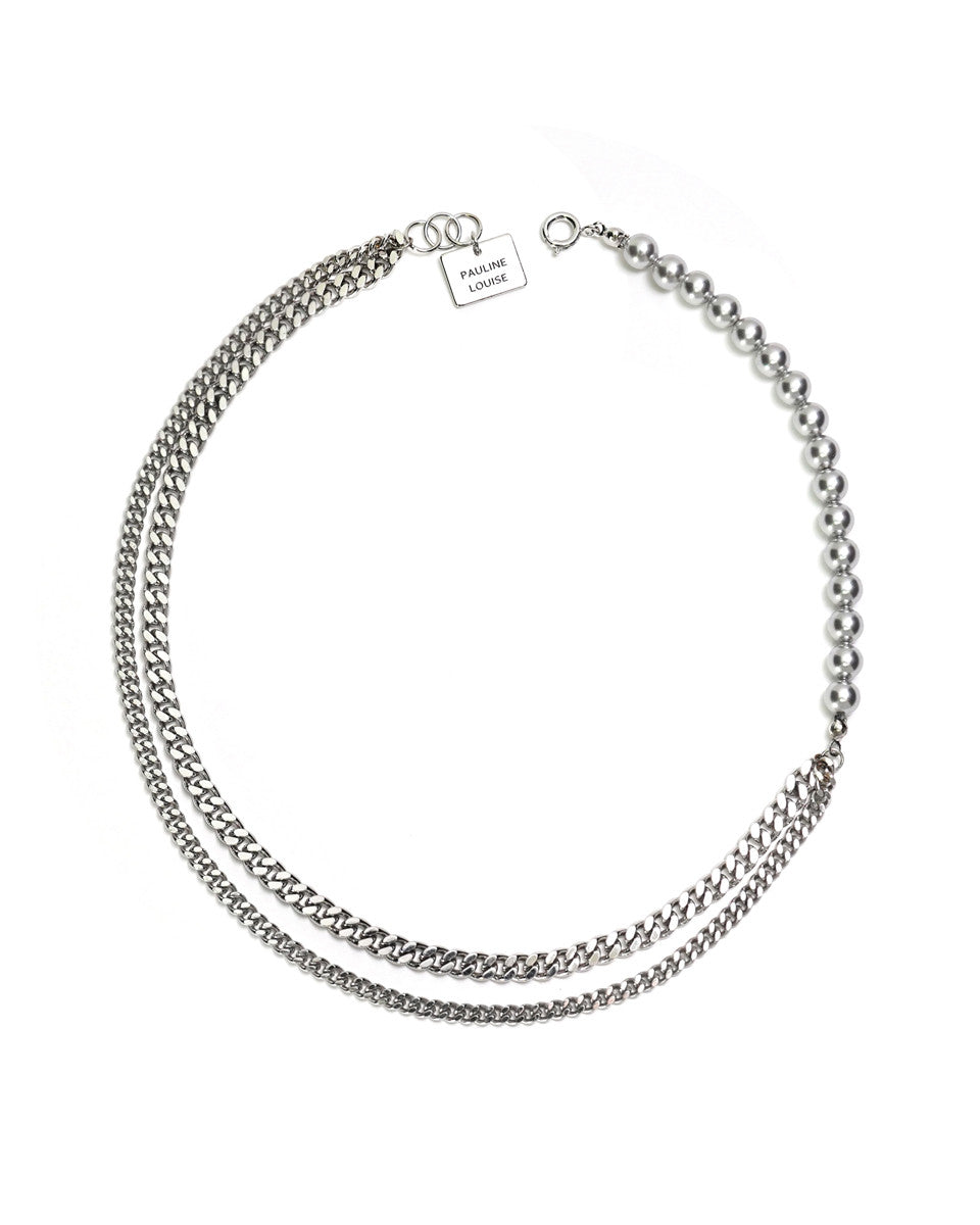 Double Light Necklace│더블 라이트 목걸이 - Pauline Louise 폴린루이즈 - CAVA LIFE