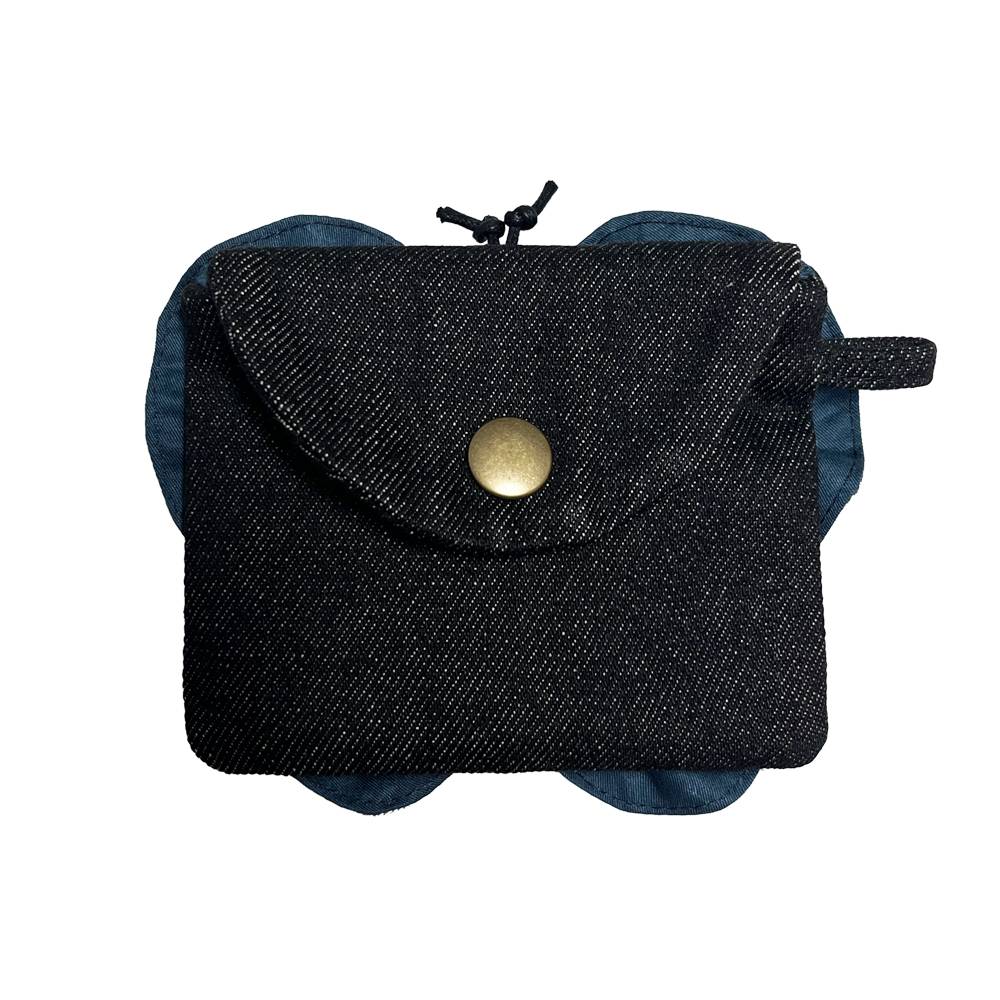 나비 수집 데님 카드지갑 NB011