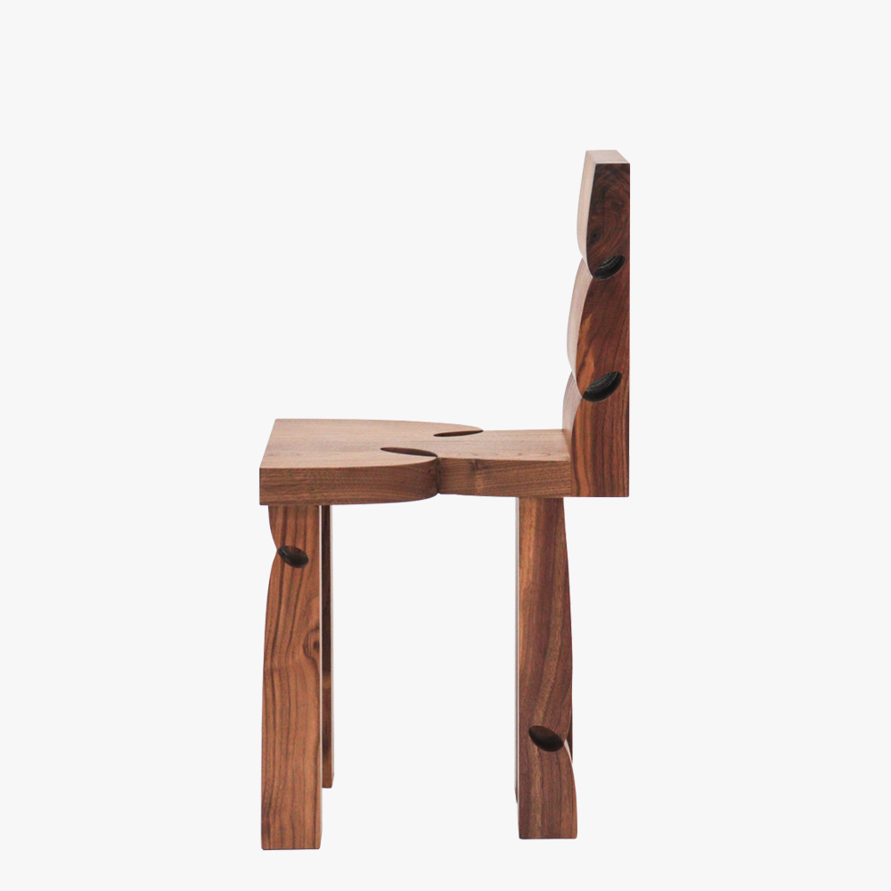 Curly Chair 001 | Walnut